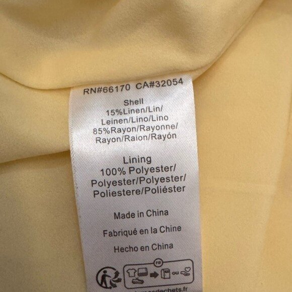 NWT Size S - Hutch 3D Floral Appliqué Linen Blend Dress (NWT US$ 218) - Picture 15 of 16